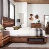 CoasterElevations 223250SKE Winslow - Wood Eastern King Storage Panel Bed - Smokey Walnut