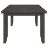 CoasterEveryday 102721GRY Dalila - Rectangular Wood Dining Table - Dark Gray