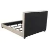 CoasterEssence 300007KW Chloe - Upholstered California King Panel Bed - Oatmeal