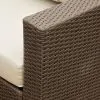 Furniture of America CM-OS1818-SET Davina - Patio 3 Piece Set Storage - Brown / Beige