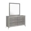 New Classic 00-3365G-DM New Classic 00-3365G-DM Huxley - Dresser & Mirror - Gray