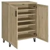 Coaster Fine Furniture 950424 Brixton - 2-Door Entryway Shoe Storage Cabinets White Oak