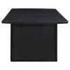 Coaster Fine Furniture 108231-S5A Brookmead - 5-Piece Extension Leaf Dining Table Set - Black / Ivory