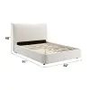 ACME BD05461EK ACME BD05461EK Renee - Eastern King Bed - Aperol Beige Chenille
