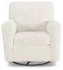 Ashley Furniture A3000365 Herstow - Swivel Glider Accent Chair - Ivory