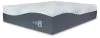 Sierra Sleep® by Ashley M50851/M98X92 Millennium - 2 Pc. - Luxury Plush Gel Latex Hybrid California King Mattress, Foundation - White
