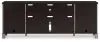 Ashley Furniture W796-68 Darborn - XL TV Stand W/Fireplace Option - Gray / Brown