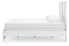 Ashley Furniture B139B47 Bostwick Shoals - King Panel Bed With Framed Footboard - White