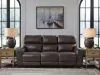 Ashley Furniture PCU6450615 Crossplex - Power Reclining Sofa With Adjustable Headrest - Smoke