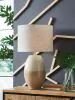 Ashley Furniture L207594 Linas - Metal Table Lamp - Cream / Beige