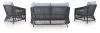 Ashley Furniture PCP391-080 Bridges Beach - Loveseat, Lounge Chairs, Table Set (Set of 4) - Gray