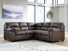 Ashley Furniture PC27705S2 WillowBend - 2-Piece Sectional With LAF Sofa With Corner Wedge - Umber