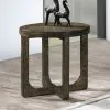 New Classic T3885-20 Kerby - Round End Table - Dark Brown