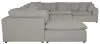 Jackson Furniture Industries 4445/31/59/28/6-26 Jackson Furniture Industries 4445/31/59/28/6-26 Posh - 6 Piece Modular Sectional With 2 Armless, 3 Corners, 1 Cocktail Ottoman - Dove