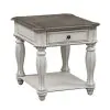 Liberty Furniture 244-OT1020 Magnolia Manor - End Table - Antique White