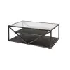 Liberty Furniture 37-OT1010 Liberty Furniture 37-OT1010 Arista - Rectangular Cocktail Table - Cobblestone Brown / Gray Dusty
