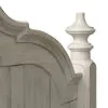 Liberty Furniture 652-BR03 Farmhouse Reimagined - King Poster Headboard - Antique White / Chestnut Tops