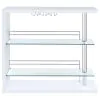 CoasterEssence 100167 Prescott - Rectangular Home Bar Table - White High Gloss