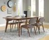 CoasterEveryday 105351-S5 Malone - 5 Piece Rectangular Dining Table Set - Dark Walnut