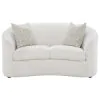 CoasterEssence 509171-S3 Rainn - 3 Piece Boucle Upholstered Sloped Arm Sofa Set - Latte