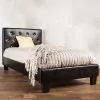 Furniture of America CM7949BK-EK-BED Velen - Eastern King Bed - Black