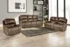 New Classic 20-093-3FP New Classic 20-093-3FP Brookings - 3 Piece P2 Sofa & Loveseat & Recliner With Power Headrest & Footrest - Brown