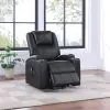 Coaster Fine Furniture 609475P Armstrong - Upholstered Power Lift Massage Recliner - Black