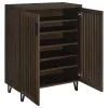 Coaster Fine Furniture 950423 Brixton - 2-Door Entryway Shoe Storage Cabinets - Smoked Oak
