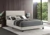 Coaster Fine Furniture 300852Q Dorian - Fabric Upholstered Queen Panel Bed - Cream