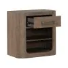 Liberty Furniture 306-BR62 South Bend - Open Nightstand With Charging Station - Burnished Clay