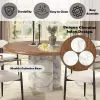 ACME DN06135 Harvey - Round Dining Table - Brown
