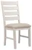 Ashley Furniture D394-01 Skempton - Dining UPH Side Chair (Set of 2) - White