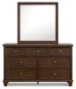 Ashley Furniture B685B1 Danabrin - Dresser And Mirror - Brown