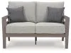 Ashley Furniture P564-835 Hillside Barn - Loveseat W/Cushion - Gray / Brown