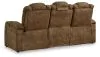 Ashley Furniture 6070315 Wolfridge - Power Reclining Sofa With Adj Headrest - Brindle