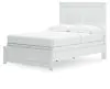 Ashley Furniture B139B42 Ashley Furniture B139B42 Bostwick Shoals - Full Panel Bed With Framed Footboard - White