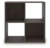 Ashley Furniture EA5514-2X2 Ashley Furniture EA5514-2X2 Piperton - Four Cube Organizer - Charcoal