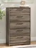 Ashley Furniture PCB2005-46 Elbrim - Five Drawer Chest - Brown