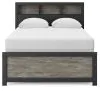 Ashley Furniture PCB1118B13 Ashley Furniture PCB1118B13 Broachmyn - Full Bookcase Bed - Black / Gray