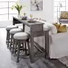 Liberty Furniture 406-OT-4PCS Modern Farmhouse - 4 Piece Dining Room Set - Dusty Charcoal