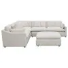 Coaster Fine Furniture 551451-SET Hobson - 6 Piece Upholstered Modular Sectional Sofa - Ivory