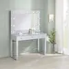 CoasterEssence 935934 Umbridge - 3-Drawer Vanity Set With Lighting - Chrome And White