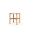 New Classic 60-823-ET Solstice - End Table With Terazzo Top - White