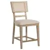 Coaster Fine Furniture 109389 Kailani - Radio Weave Cane Counter Dining Side Chair (Set of 2) - Beige Oak