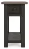 Ashley Furniture T736-107 Tyler Creek - Chair Side End Table - Black / Gray
