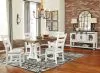 Ashley Furniture D546-35 Valebeck - Rectangular Dining Room Table - White / Brown