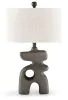 Ashley Furniture L235754 Danacy - Paper Table Lamp - Distressed Black