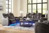 Ashley Furniture 36602/15/18/13 Ashley Furniture 36602/15/18/13 Fyne-Dyme - 3 Pc. - Power Reclining Sofa, Power Reclining Loveseat, Power Recliner - Shadow
