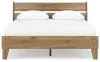 Ashley Furniture EB1866B3 Ashley Furniture EB1866B3 Deanlow - Queen Platform Panel Bed - Honey