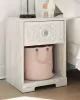 Ashley Furniture EB1811-191 Paxberry - One Drawer Night Stand - Whitewash